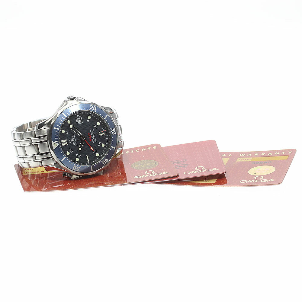 OMEGA 2535.80 Seamaster 300 GMT Automatic Men's Watch with Warranty