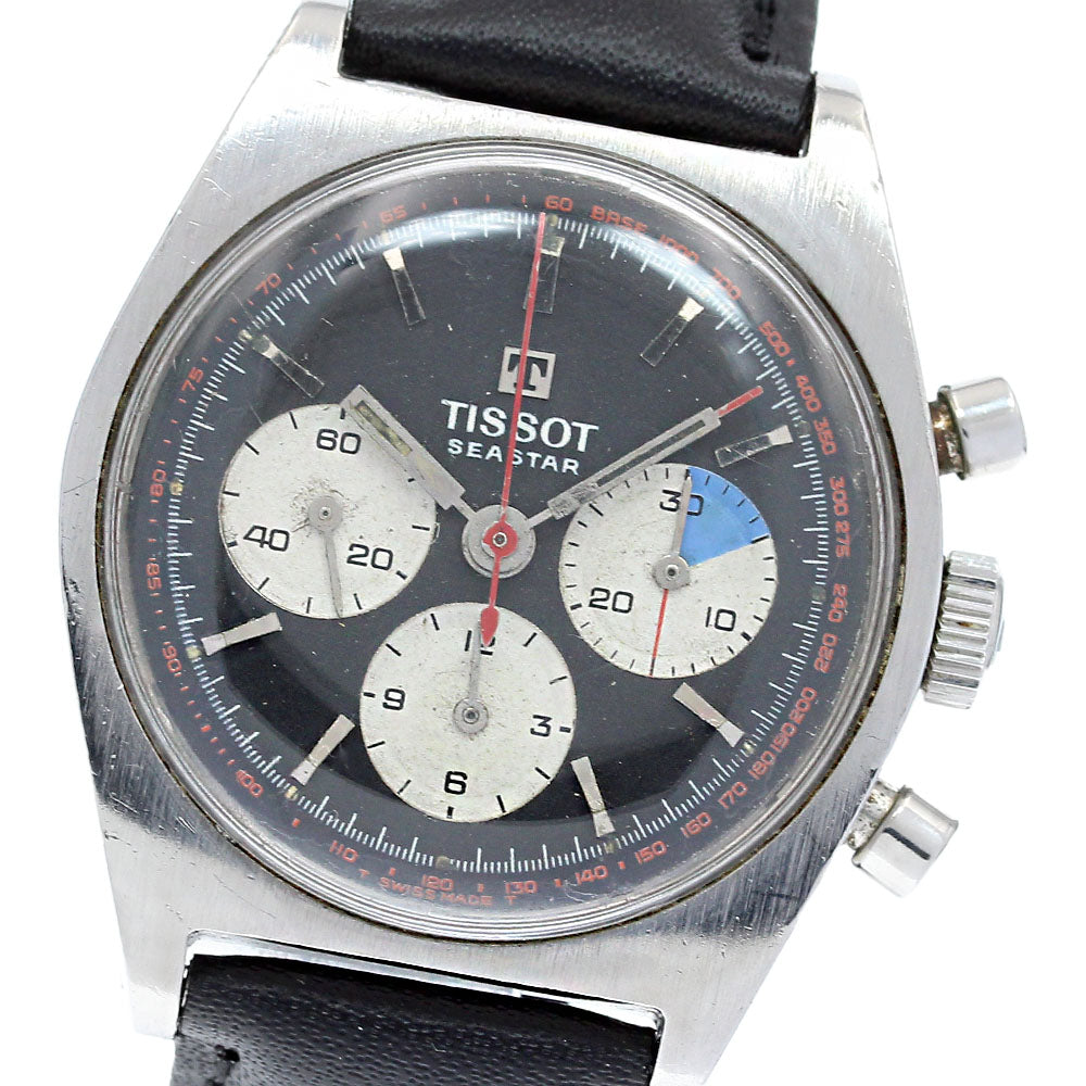 TISSOT W-24234 Seastar Chronograph Cal.871 Manual Winding Men's