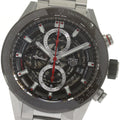 TAG HEUER CAR201U-0 Carrera Cal. Heuer 01 Chronograph Automatic Men's Watch Excellent Condition Box and Warranty Card Included