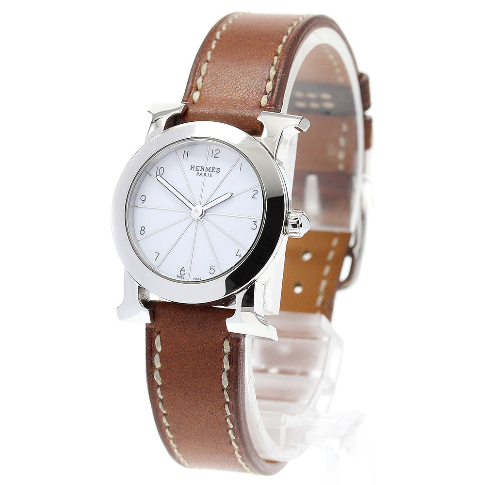 HERMES HR1.210 H Watch Rondo Quartz Women's Good Condition
