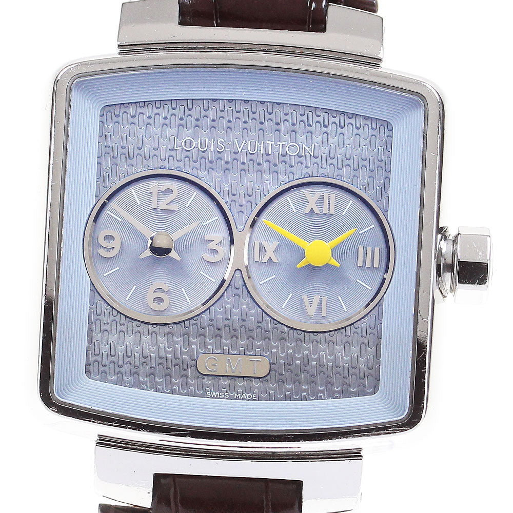 LOUIS VUITTON Q2371 Speedy Duojet GMT Quartz Women's