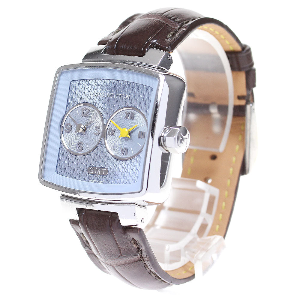 LOUIS VUITTON Q2371 Speedy Duojet GMT Quartz Women's