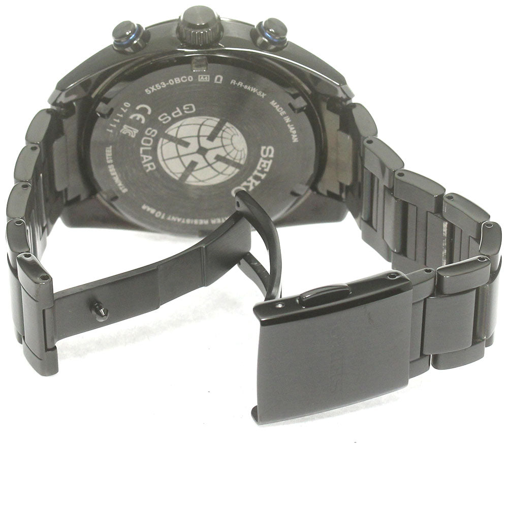 SEIKO SBXC077/5X53-0BC0 Astron GPS Solar Radio-Controlled Men's Watch with Box