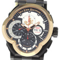 VAN DER BAUWEDE 13180 Legend Rider Chronograph Automatic Men's Watch Good Condition Box and Warranty Card Included