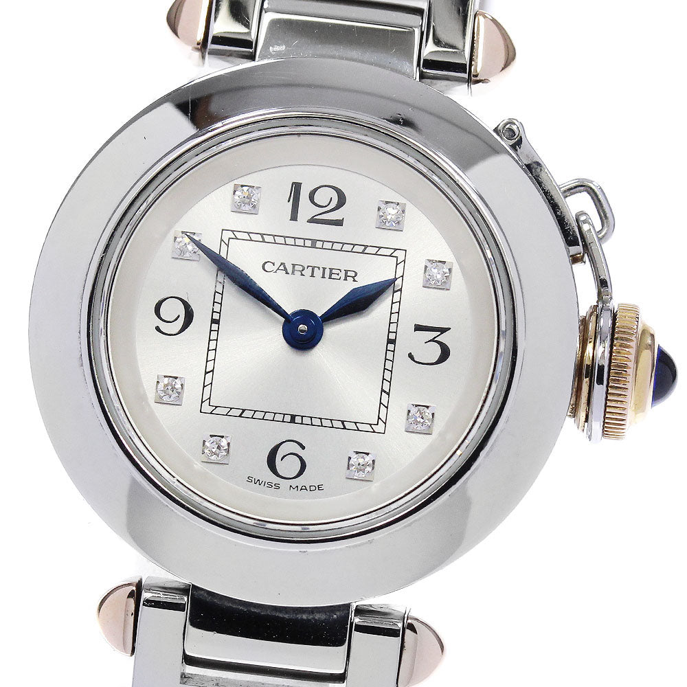 CARTIER WJ124020 Miss Pasha 8P Diamond Quartz Women's