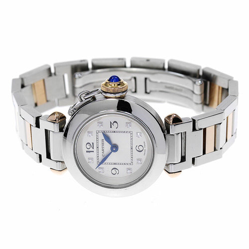 CARTIER WJ124020 Miss Pasha 8P Diamond Quartz Women's