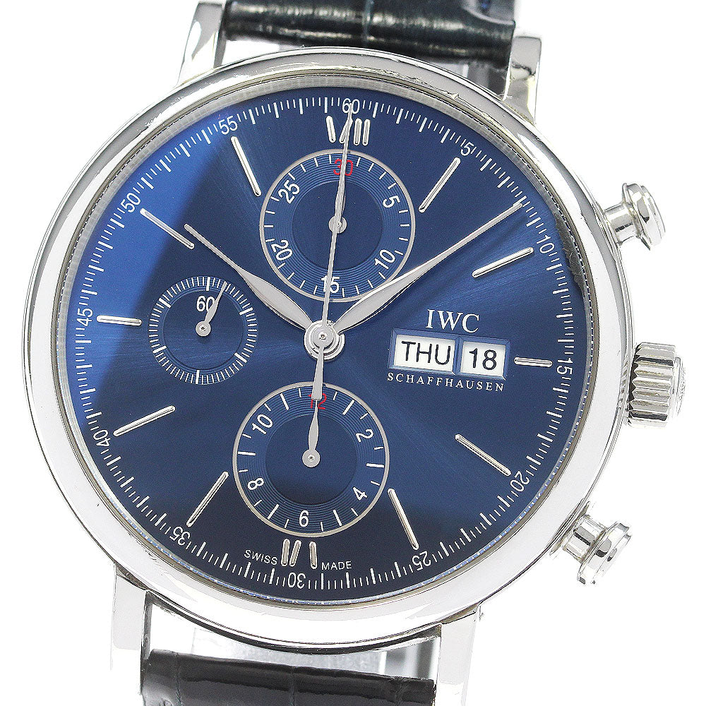 IWC SCHAFFHAUSEN IW391019 Portofino Chronograph Laureus Automatic Men's Watch Limited to 2500 pieces worldwide