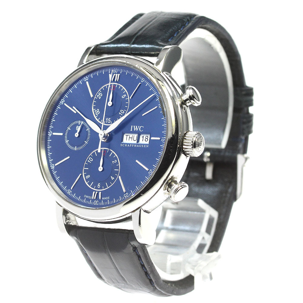 IWC SCHAFFHAUSEN IW391019 Portofino Chronograph Laureus Automatic Men's Watch Limited to 2500 pieces worldwide