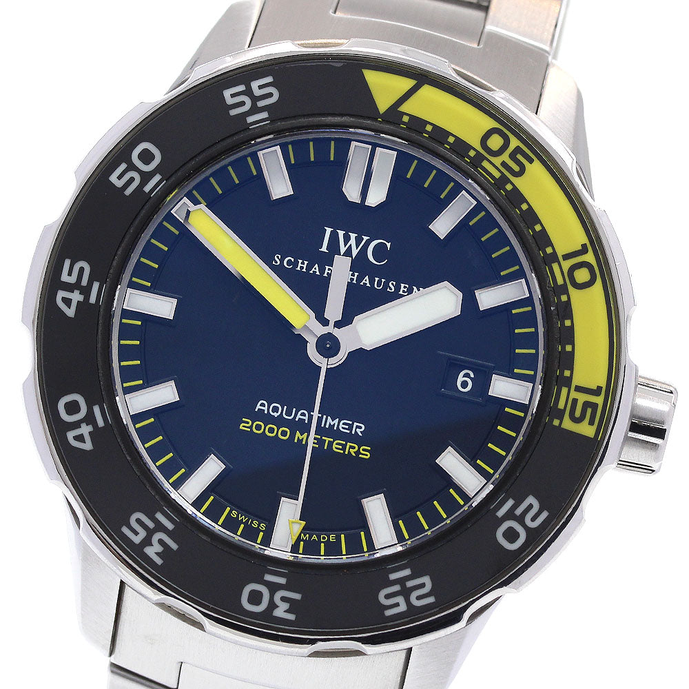 IWC SCHAFFHAUSEN IW356808 Aquatimer Automatic 2000 Automatic Men's Watch Excellent Condition