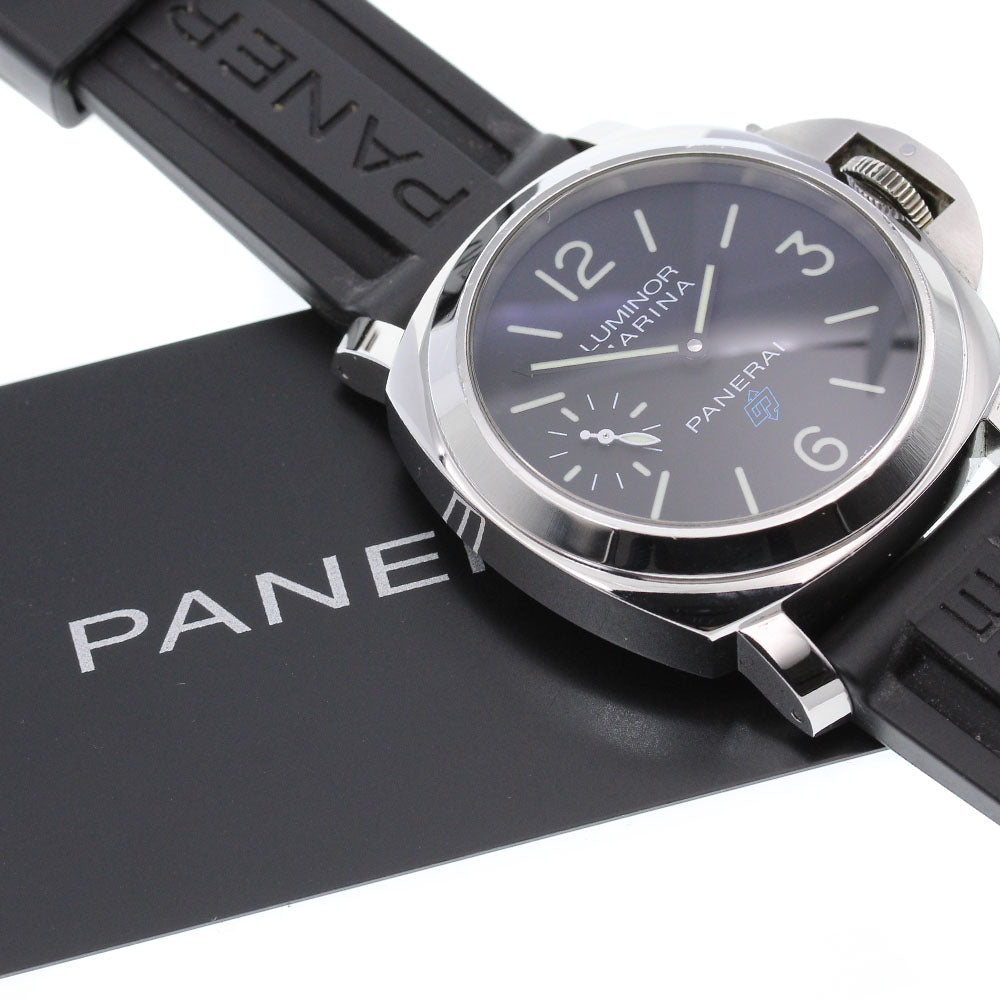 PANERAI PAM00777 Luminor Marina Logo 3 Days Acciaio Manual Winding Men's Watch with Warranty