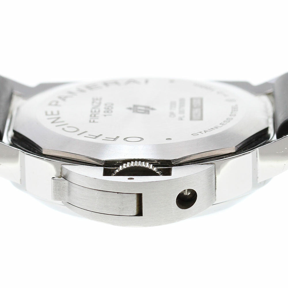 PANERAI PAM00777 Luminor Marina Logo 3 Days Acciaio Manual Winding Men's Watch with Warranty
