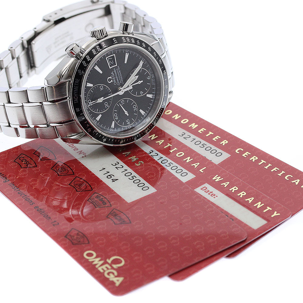 OMEGA 3210.50 Speedmaster Date Chronograph Automatic Men's Watch with Warranty