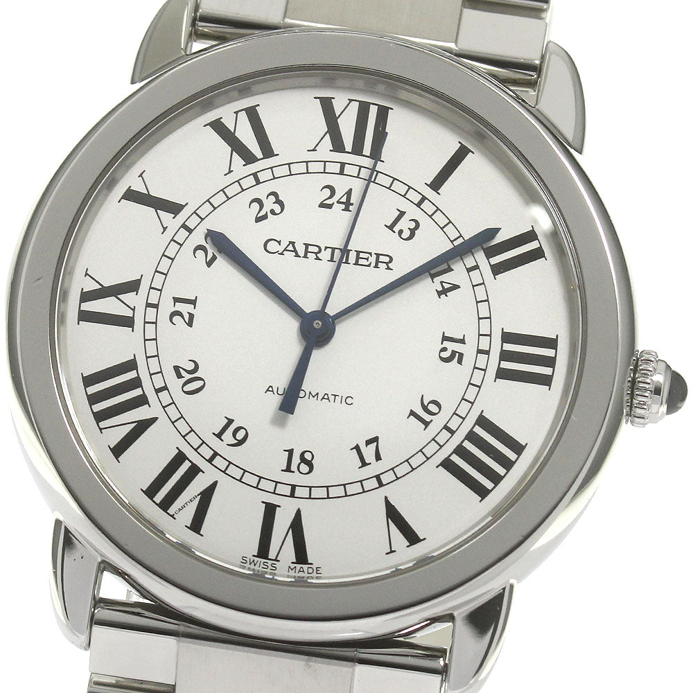 CARTIER WSRN0012 Rondo Solo Automatic Men's Watch Good Condition Warranty Included