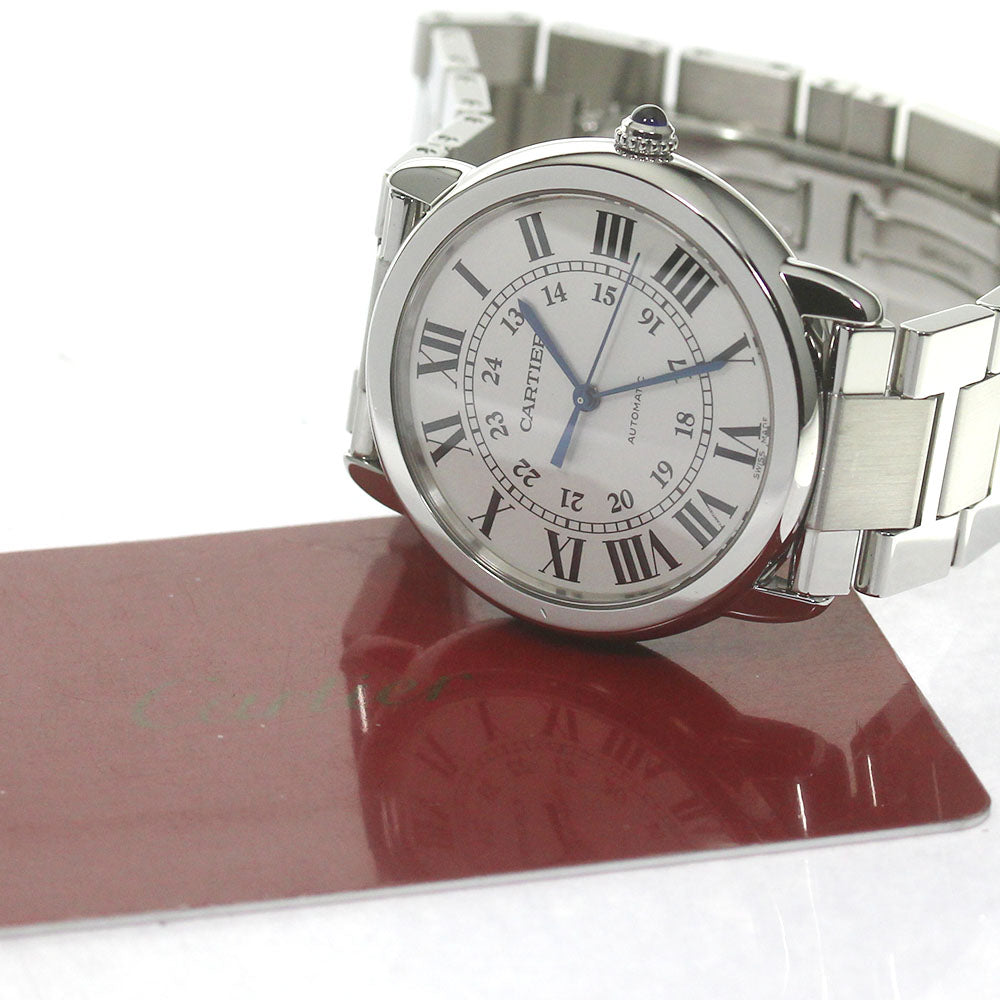 CARTIER WSRN0012 Rondo Solo Automatic Men's Watch Good Condition Warranty Included