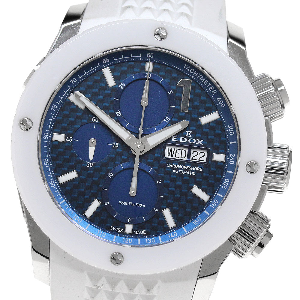 EDOX 01114-3B-BUIN-S Chrono Offshore 1 38th Anniversary Day Date Automatic Men's Watch