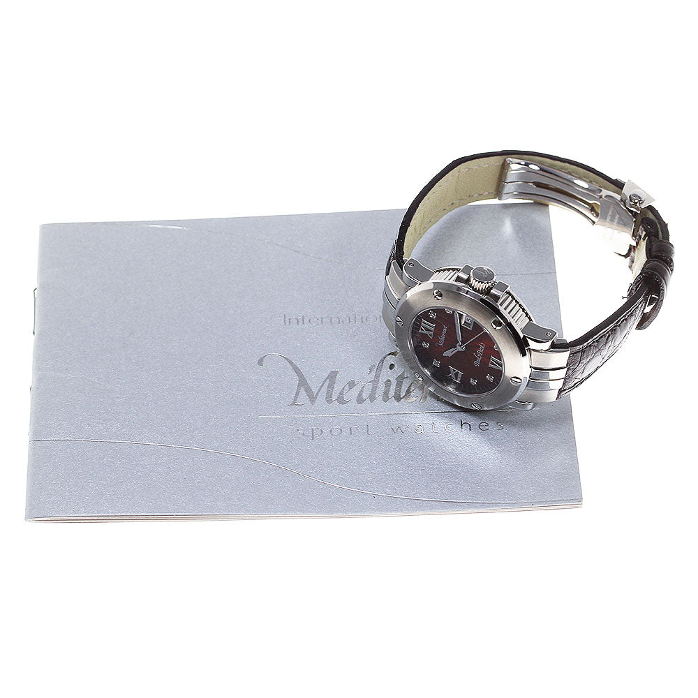 Paul Picot P4108.20LV.5D2 8P Diamond Date Quartz Boys Watch Excellent Condition Warranty Card Included