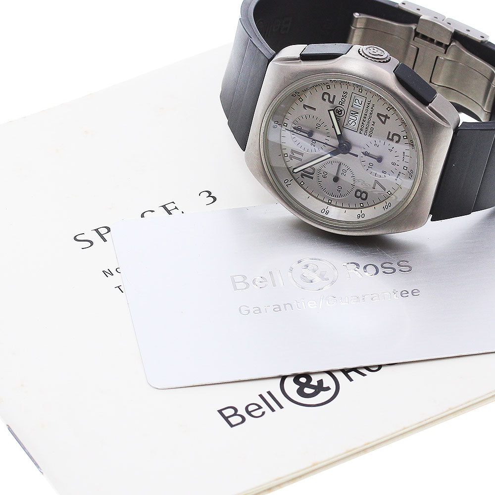 Bell & Ross 300-A Space 3 Chronograph Automatic Men's Watch with Warranty