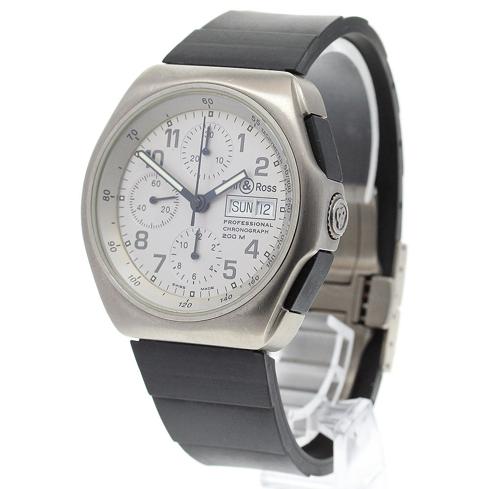 Bell & Ross 300-A Space 3 Chronograph Automatic Men's Watch with Warranty