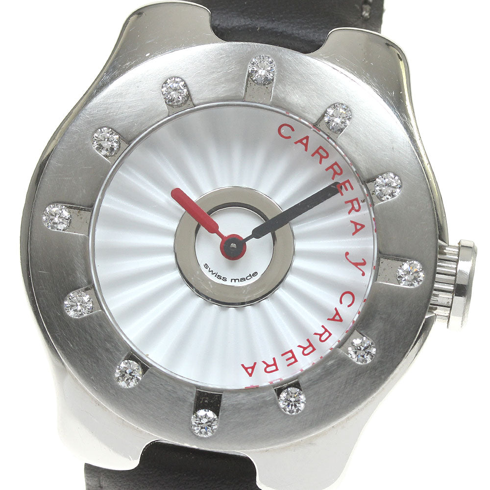Carrera y Carrera Abalone Diamond Bezel Quartz Men's