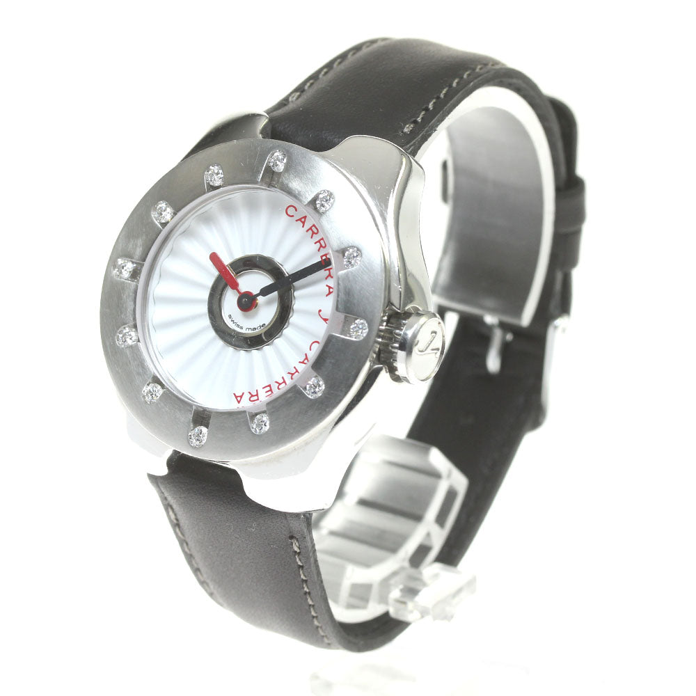 Carrera y Carrera Abalone Diamond Bezel Quartz Men's