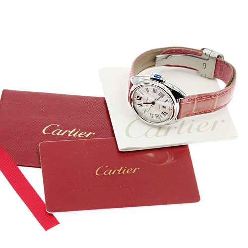 CARTIER Cle de Date Automatic Men's Watch WSCL0016 Excellent Condition Warranty Included