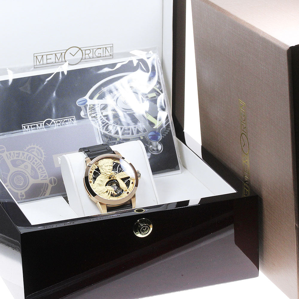 MEMORIGIN 4894379691381 Tourbillon Bruce Lee Limited Edition Manual Winding Men's Watch Good Condition Box and Warranty Card Included