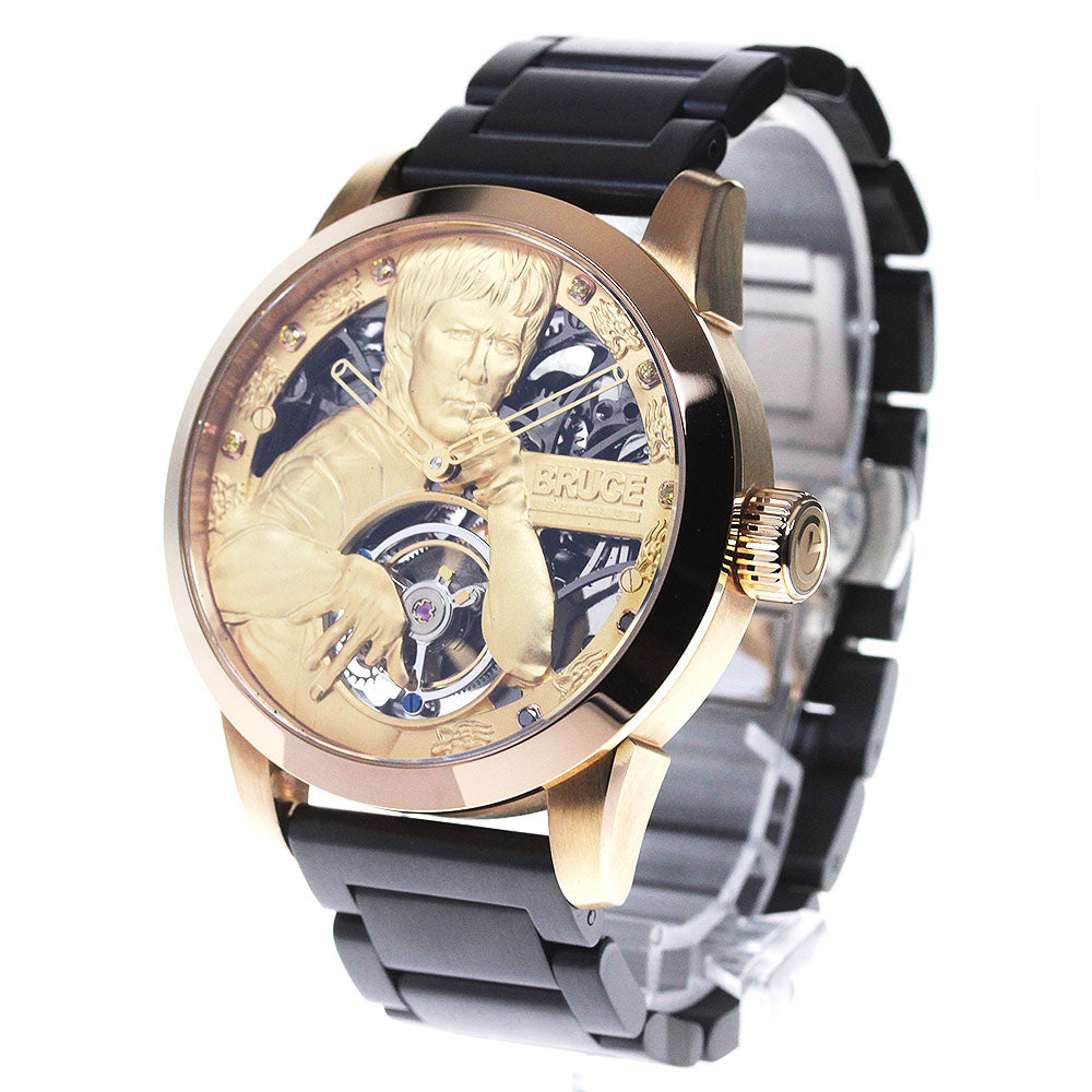 MEMORIGIN 4894379691381 Tourbillon Bruce Lee Limited Edition Manual Winding Men's Watch Good Condition Box and Warranty Card Included