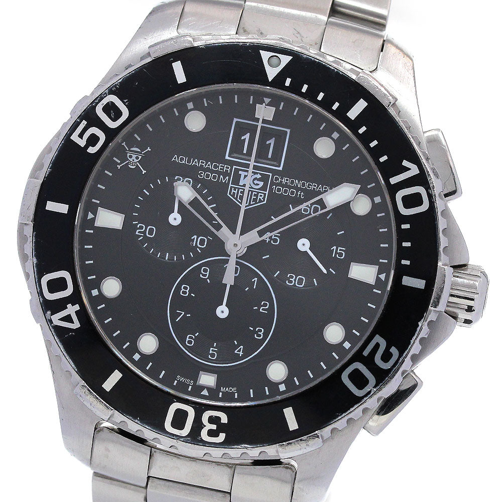 TAG HEUER CAN1012 Aquaracer One Piece Collaboration Model Quartz Men's Watch with Warranty