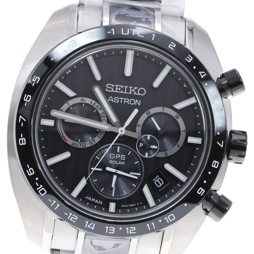 SEIKO SBXC085/5X53-0BF0 Astron GPS Date Solar Radio-Controlled Men's Watch Unused Box Included