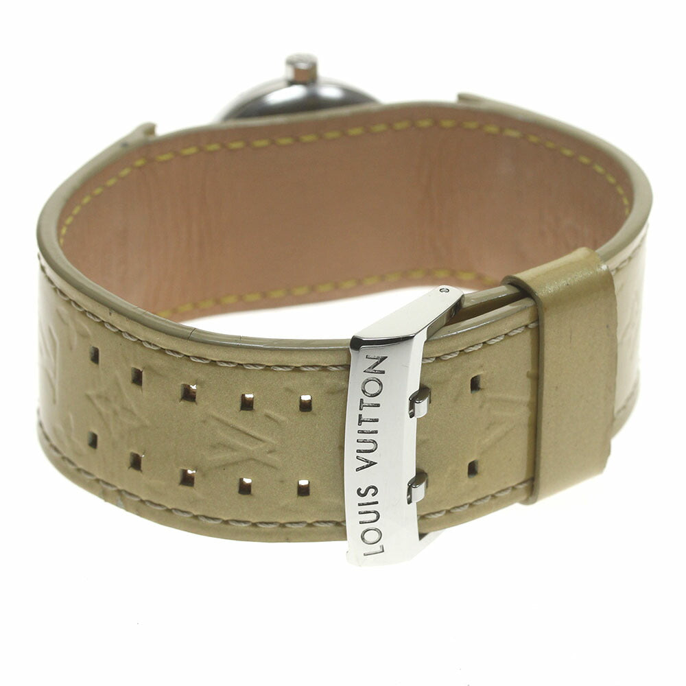 LOUIS VUITTON Q1212 Tambour Date Quartz Women's Watch Excellent Condition