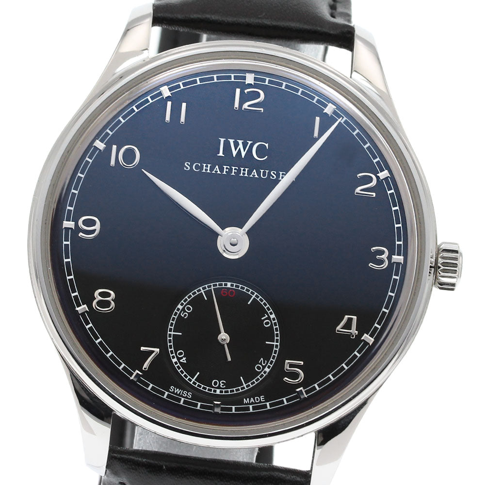 IWC SCHAFFHAUSEN IW545407 Portuguese Small Seconds Manual Winding Men's Watch in Good Condition