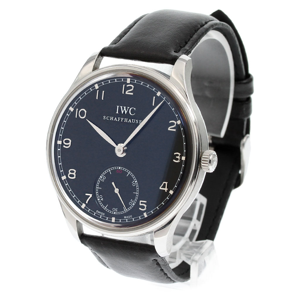 IWC SCHAFFHAUSEN IW545407 Portuguese Small Seconds Manual Winding Men's Watch in Good Condition