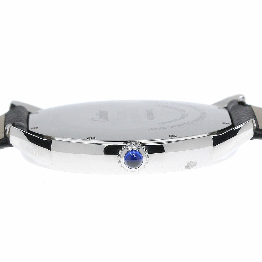 CARTIER WSRN0022 Rondo Solo Date Automatic Men's Watch Good Condition Box and Warranty Card Included