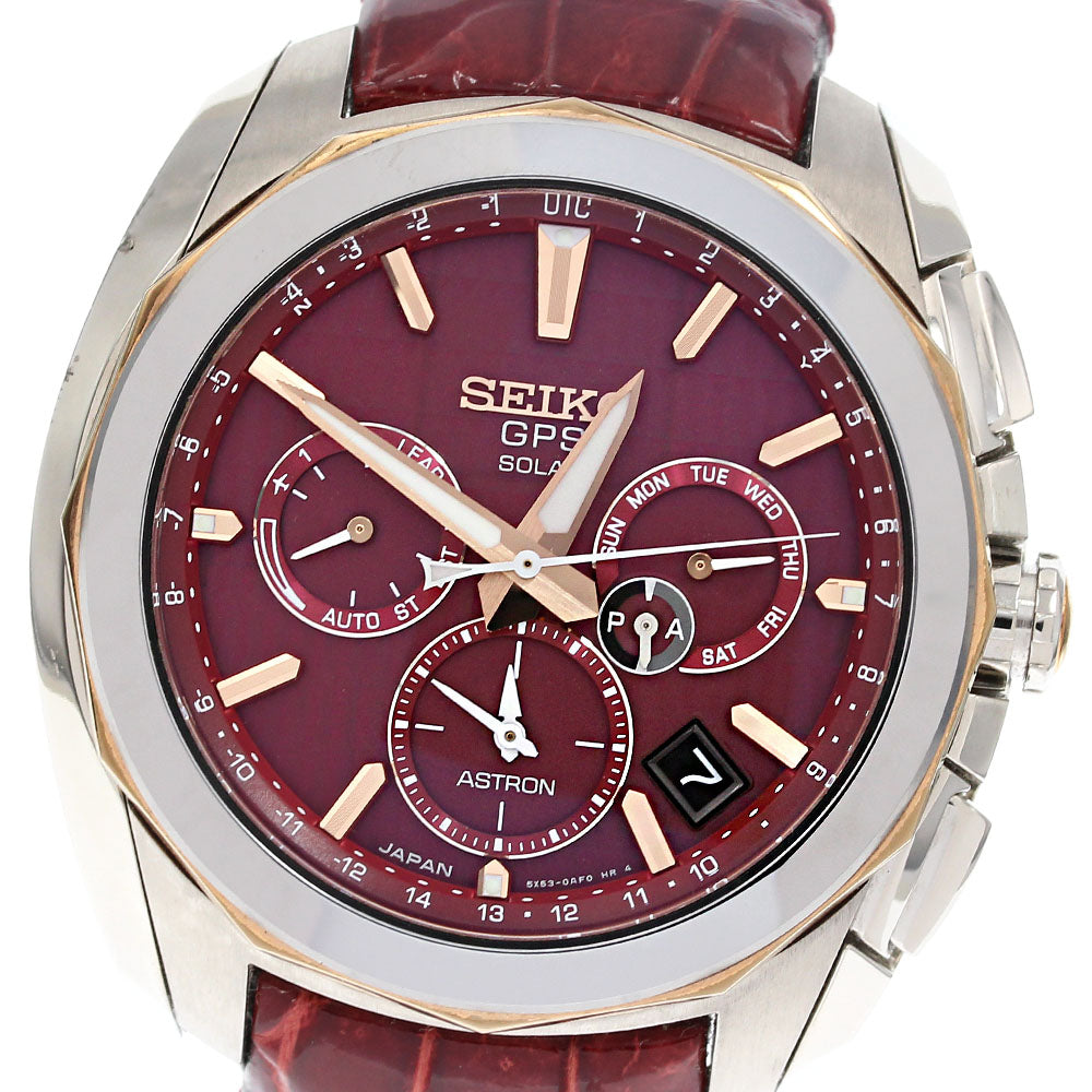 SEIKO SBXC033/5X53-0AL0 Astron 5X Series GPS Solar Radio-Controlled Men's Watch with Box and Warranty