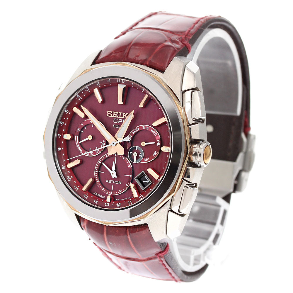 SEIKO SBXC033/5X53-0AL0 Astron 5X Series GPS Solar Radio-Controlled Men's Watch with Box and Warranty