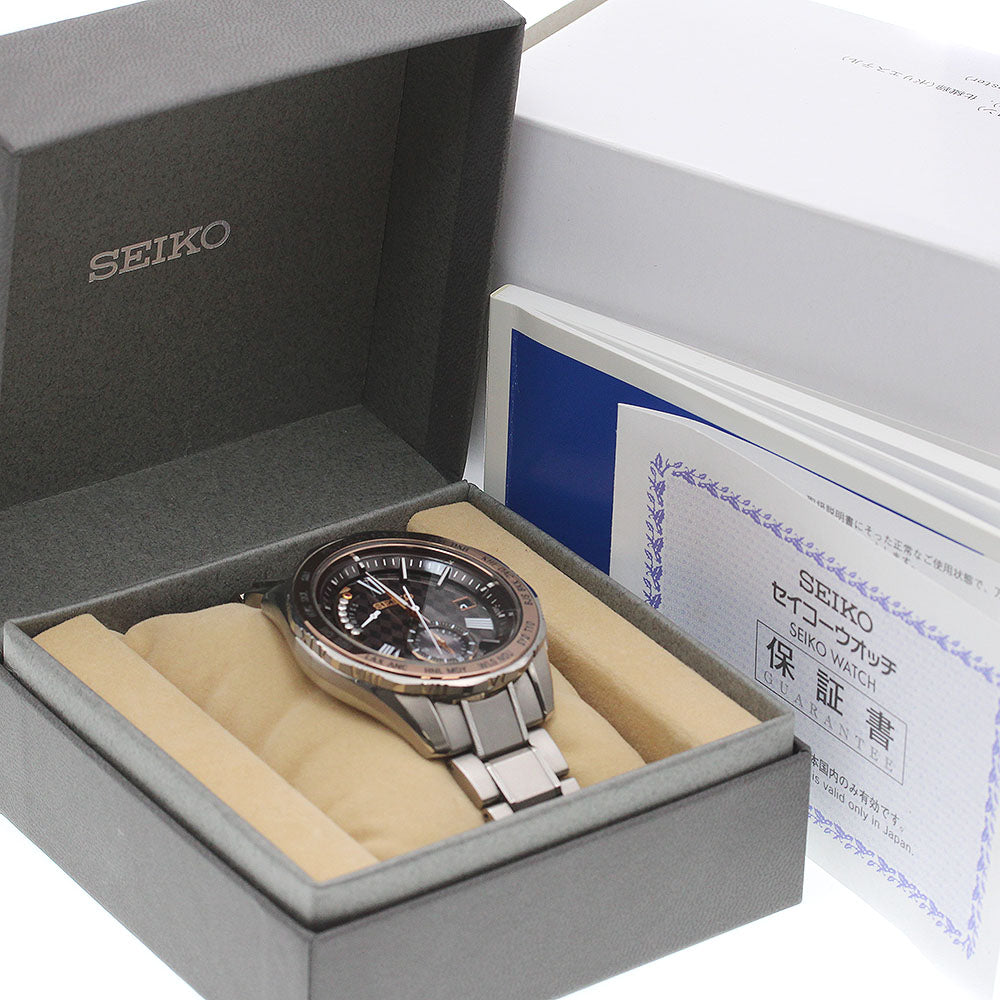 Seiko SAGA188/8B54-0BH0 Brightz Quartz 45th Anniversary Model Limited Edition of 1000 Solar Radio-Controlled Men's Watch Box and Warranty Card Included