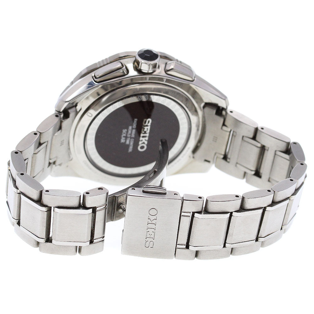 Seiko SAGA188/8B54-0BH0 Brightz Quartz 45th Anniversary Model Limited Edition of 1000 Solar Radio-Controlled Men's Watch Box and Warranty Card Included