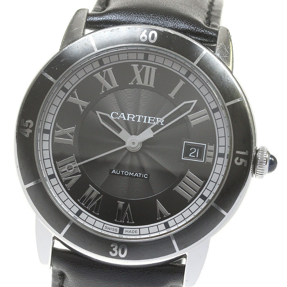 CARTIER WSRN0003 Ronde Croisiere de Date Automatic Men's Watch