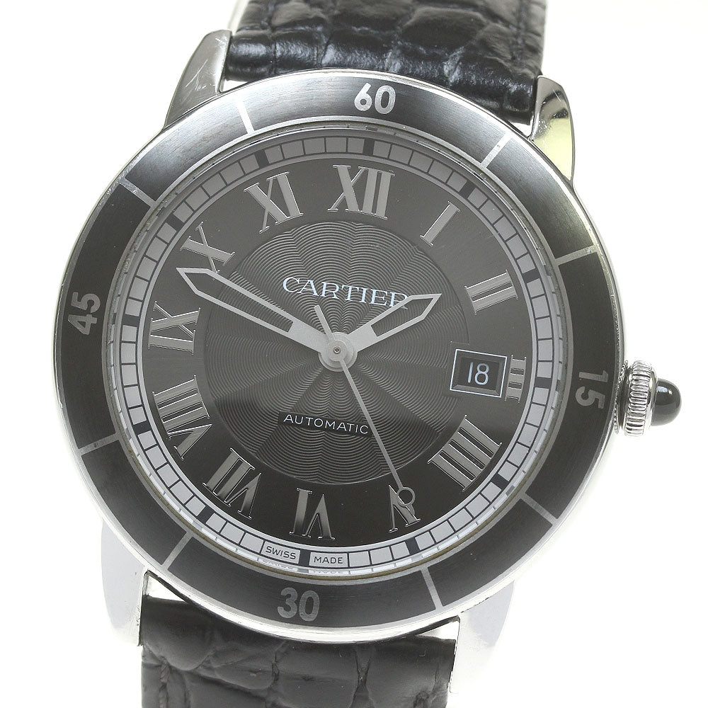 CARTIER WSRN0003 Ronde Croisiere de Date Automatic Men's Watch