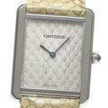 CARTIER W5200021 Tank Solo LM Snakeskin Pattern Quartz Men's Watch