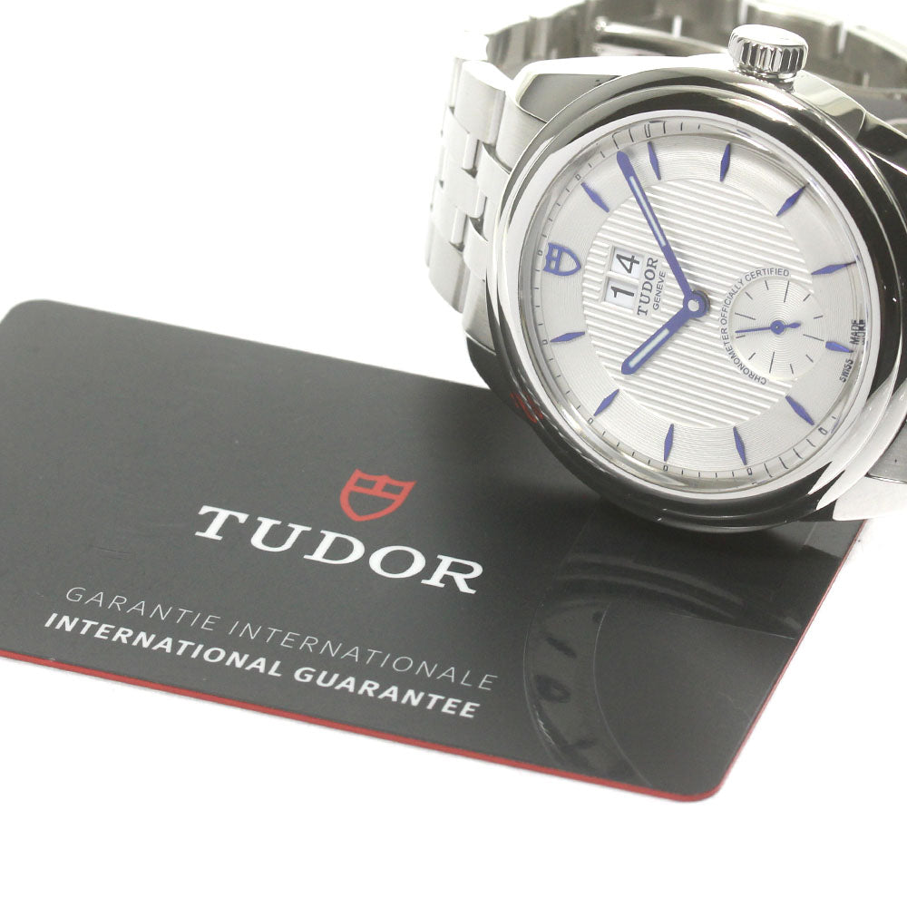 TUDOR 57100 Glamour Double Date Automatic Men's Watch Excellent Condition Warranty Included