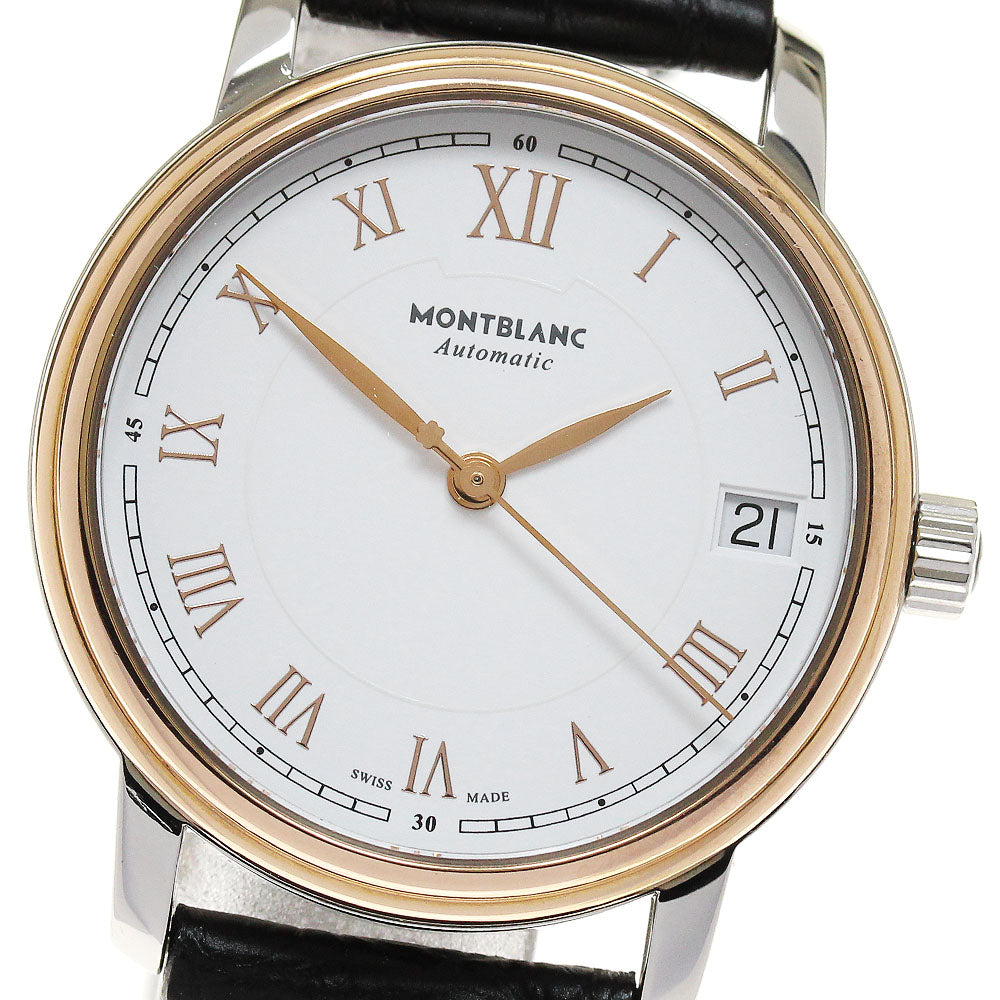 MONTBLANC 114368 Tradition Date Automatic Women's Watch in Good Condition