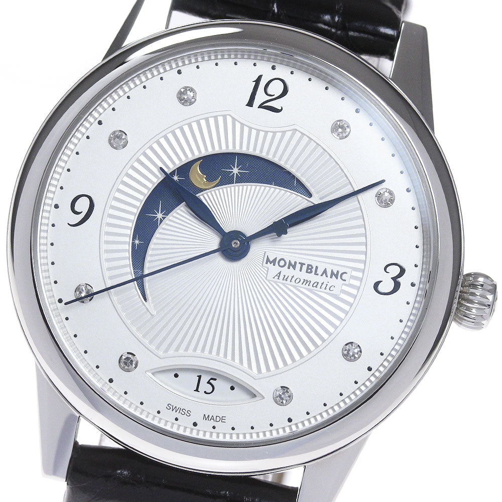 MONTBLANC 112512 Boheme 8P Diamond Day & Night Automatic Women's Watch Excellent Condition Warranty Included