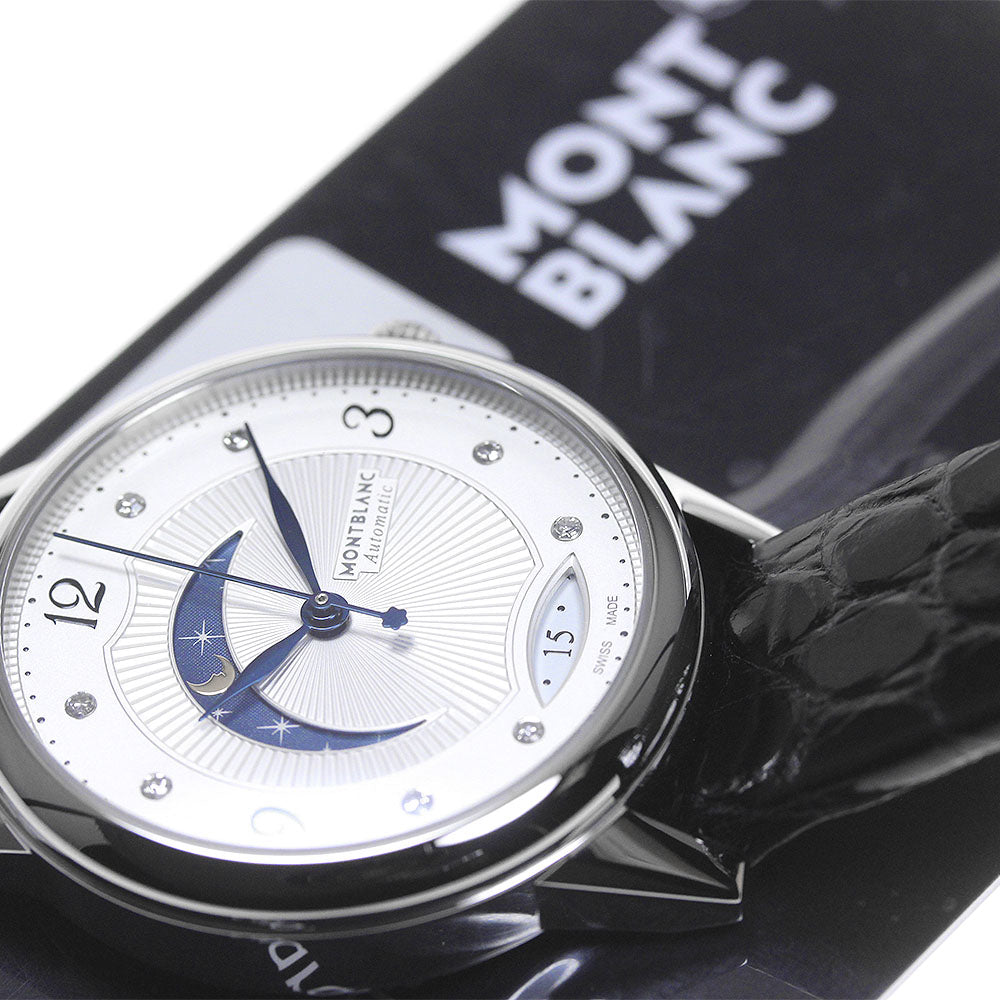 MONTBLANC 112512 Boheme 8P Diamond Day & Night Automatic Women's Watch Excellent Condition Warranty Included
