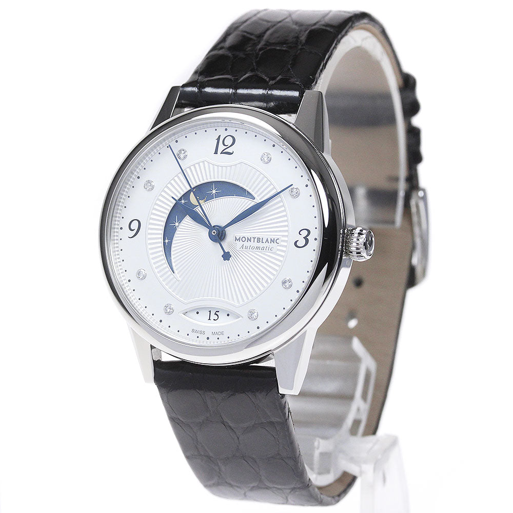 MONTBLANC 112512 Boheme 8P Diamond Day & Night Automatic Women's Watch Excellent Condition Warranty Included