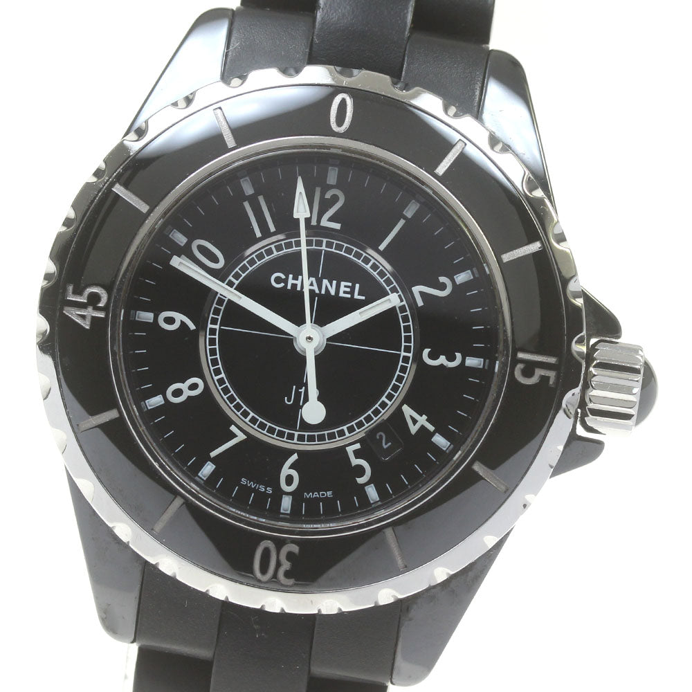 CHANEL H0681 J12 Black Ceramic Quartz Women's