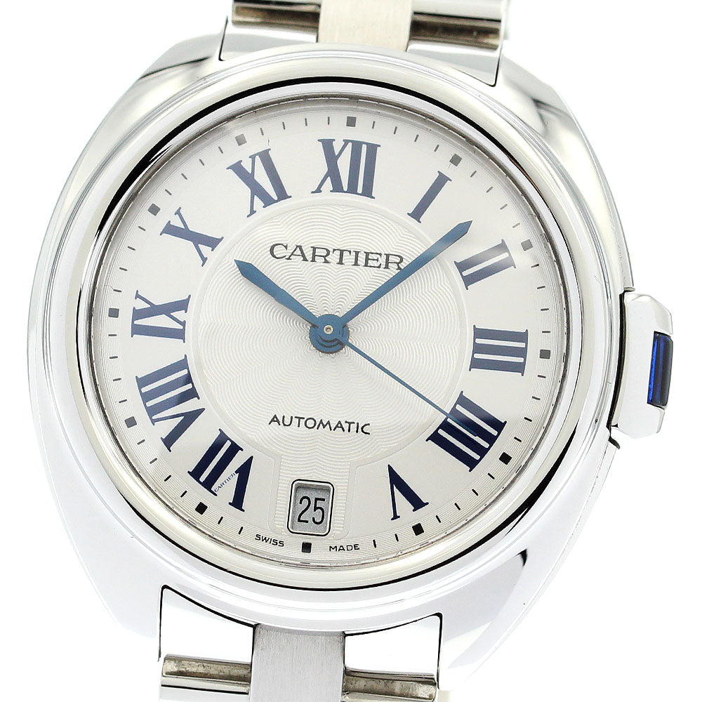 CARTIER WSCL0006 Cle de Date Automatic Boys Watch in Good Condition