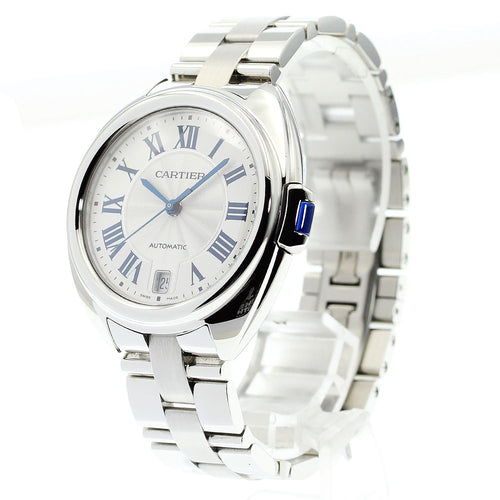 CARTIER WSCL0006 Cle de Date Automatic Boys Watch in Good Condition