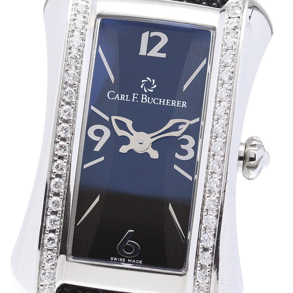CARL F.BUCHERER 10701.08 Alacria Diamond Bezel Quartz Ladies Watch