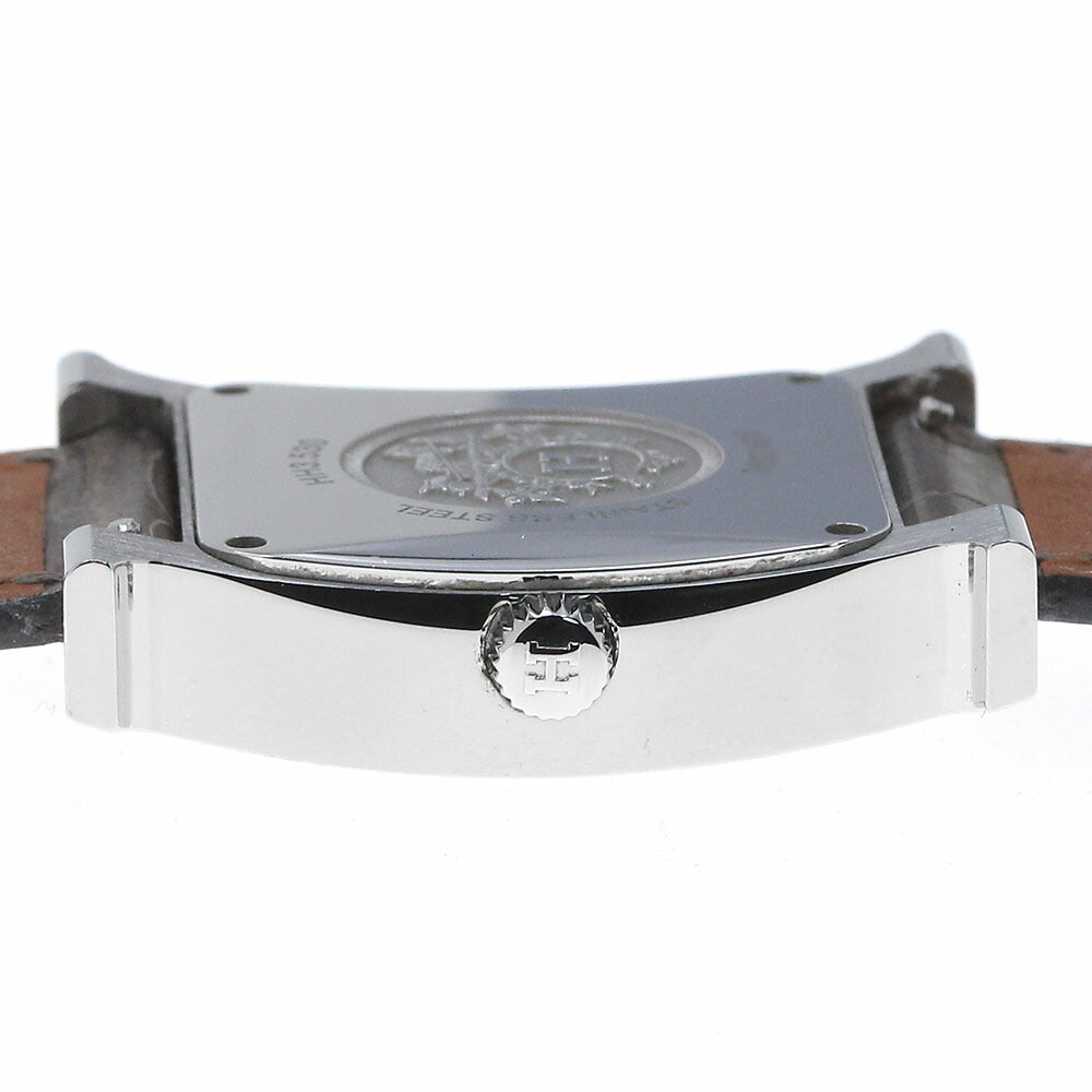 HERMES HH3.530 H-Watch Diamond Bezel Automatic Ladies' with Inner Box